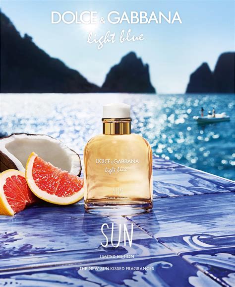 dolce e gabbana light blue sun uomo